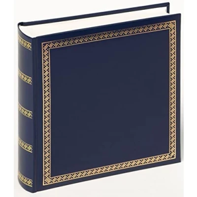 Image of walther Design Photo Album Blue 26 x 25 cm Imitation Leather with Embossing, The Chic Thickness MX 103 L