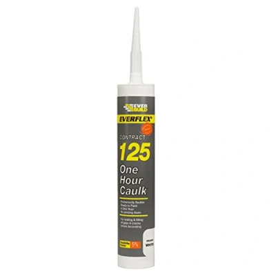 Image of Everbuild Pack Of 4 300Ml 125 One Hour Decorators Caulk Filler Filliing Adhesive