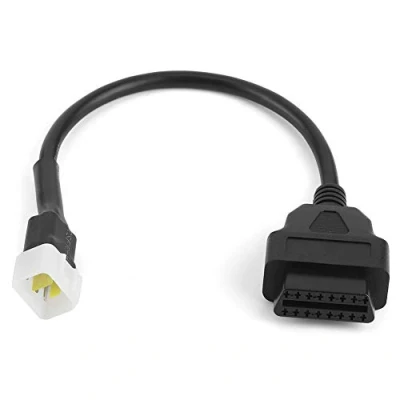 Image of Diagnostics Adaptor Cable 6 pin to On Board Diagnostics2 16 Motorcycle Fault Detection Connector Fits for Hoodlum Terrain+lexmoto obd2