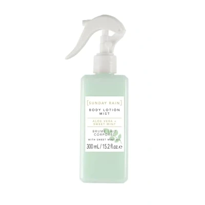 Image of Sunday Rain Moisturising Body Lotion Mist, With Aloe Vera &amp; Sweet Mint, Vegan Cruelty Free, 300ml