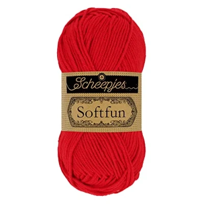 Image of Scheepjes Softfun 2410 Candy Apple Yarn 10x50g