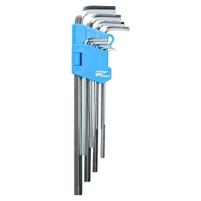 Image of AB Tools Extra Long Metric MM Allen Hex Keys 1.5mm 10mm 9pc Hard Wearing Set