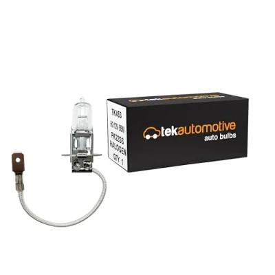Image of Tek Automotive H3 Bulb 453 Halogen Headlight Bulbs Headlamp Cornering Fog Light Car 12V 55W PK22S