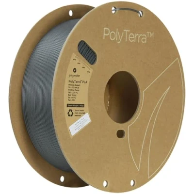 Image of Polymaker PolyTerra PLA 1.75mm 1kg Ash Grey