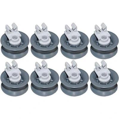 Image of Ufixt Dishwasher Upper Basket Rack Wheel For Bosch Neff Siemens x 8