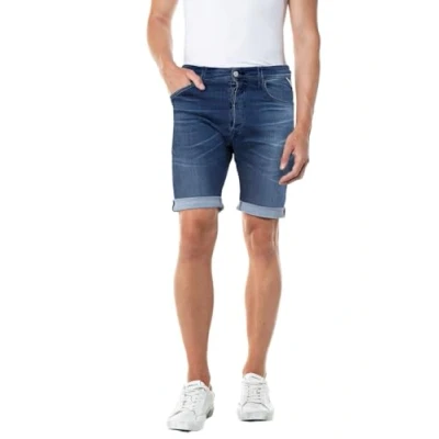 Image of Replay Short Denim shorts, Men&#039;s, Size: 28, Medium blue