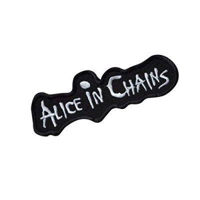 Image of Alice in Chains Death Thrash Doom Embroidered Iron on Applique Souvenir Accessory