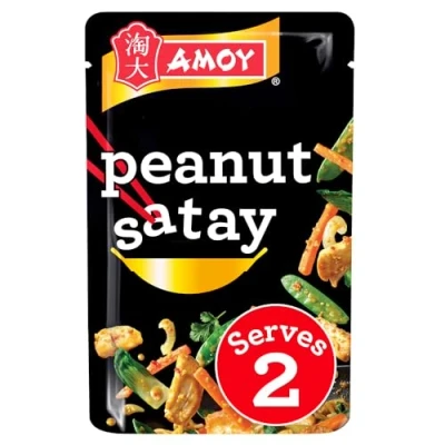 Image of Amoy Stir Fry Sauce, Peanut Satay, 120g
