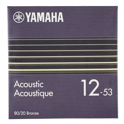 Image of YAMAHA SA12 Acoustic Guitar Strings Light (012 053), 80/20 Bronze