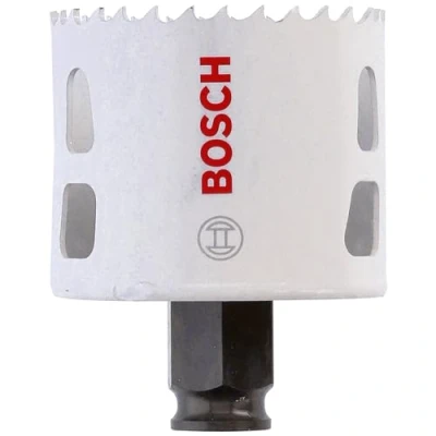 Image of BOSCH Bi Metal Hole Saw (for Wood and Metals, 8% Cobalt Alloy, Progressive Tooth Design, Ø 56 mm, Accessory Drills)