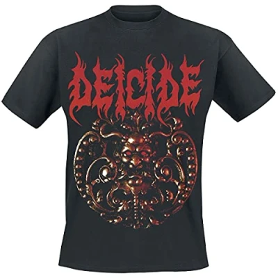 Image of Deicide T Shirt Band Logo New Official Men&#039;s Black, L