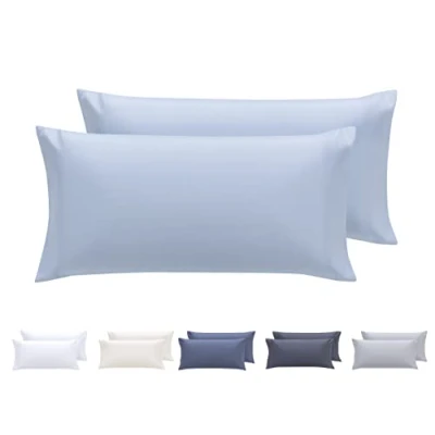 Image of Todocama Set of 2 Extra Soft Hypoallergenic Microfibre Pillow Cases