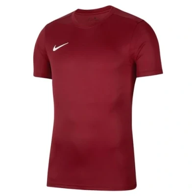 Image of NIKE Boy&#039;s Y Nk Dry Park Vii Jsy T Shirt, Team Red/White, 13 Years UK