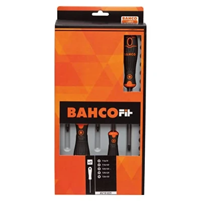 Image of Bahco B219.025 &quot;Fit&quot; Torx Screwdriver Set, Multi Colour