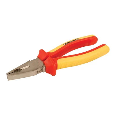 Image of Silverline VDE Expert Combination Pliers 180mm
