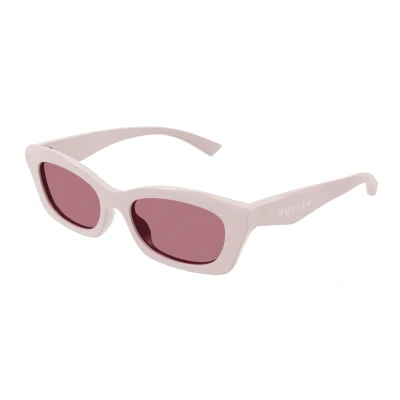 Image of Sunglasses Alexander mcqueen Am0474s col. 005 Donna Squadrata Rosa