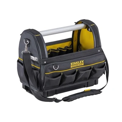 Image of Stanley FMST83296 1 FatMax Carry Case (Spacious and Easy to Access, Waterproof Base, 30 kg Load Capacity, Made of Sturdy 600 Denier Nylon, Compatible with the TSTAK System)