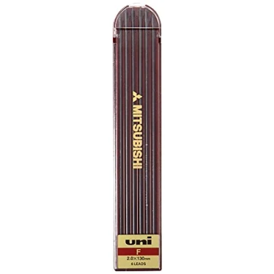Image of uni Drop Holder Type Pencil Lead, 2.0mm, F (ULNF)