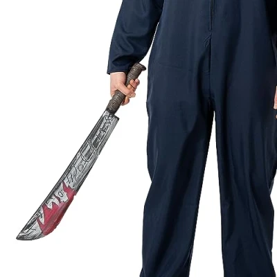 Image of Wicked Costumes Adult Bloody Machete Fancy Dress Accessory