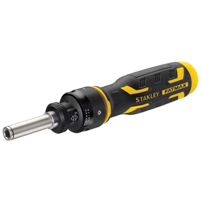 Image of STANLEY Ratchet Screwdriver Speed Drive + 3X Bits