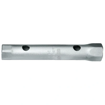 Image of GEDORE Tubular box wrench, 8 + 9 mm, Hex, 105 mm long, Tool for nuts carmotive, 26 R 8x9, Chrome plated steel