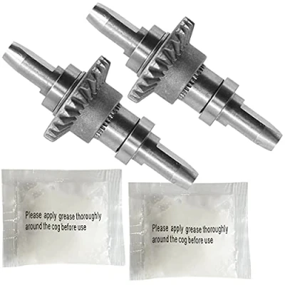 Image of Spares2go Drive Cog Shaft Spindle &amp; Bearings compatible with Gtech AirRam Vacuum Cleaner (Pack of 2)