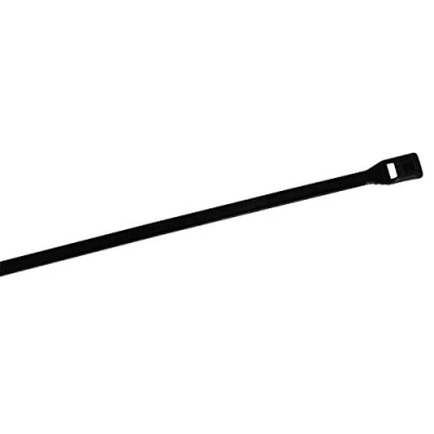 Image of COBRA Global L8S0C Low Profile Cable Ties, 100 Pack 8&quot; Black, 55 lb.