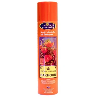 Image of Crown Perfumes Al Rehab Bakhour Scent Room Spray / Air Freshener (300ml) from the UAE