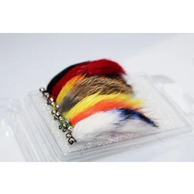 Image of Tigofly 7 pcs/lot Colors Assorted Zonker Streamers Trout Fly Fishing Flies Lures Set Size #6