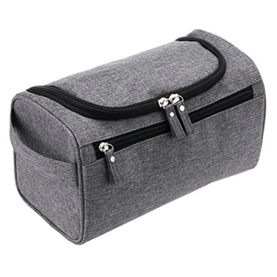 Image of IGNPION Men&#039;s Hanging Travel Toiletry Wash Bag (Grey)