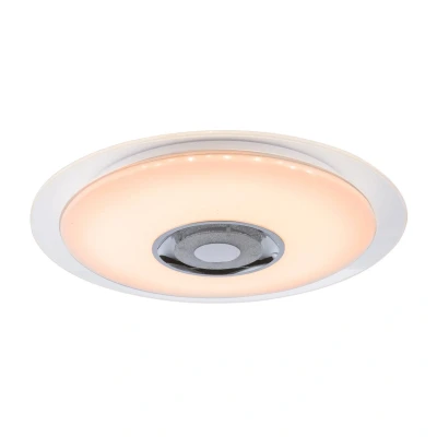 Image of Tune Decorative Flush Ceiling Light White LED Dimmable 3000 6000K