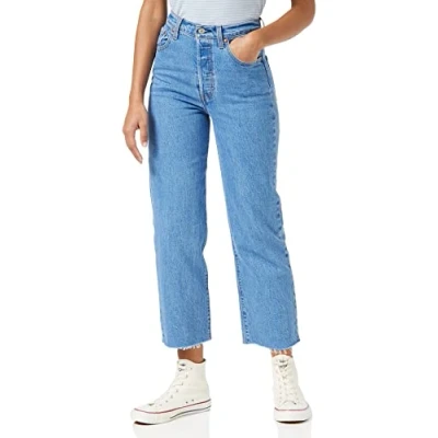 Image of Levi&#039;s Women&#039;s Ribcage Straight Ankle, Jazz Wave, 29W / 31L