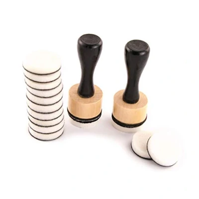 Image of Mini Ink Blending Tool Round Paints Mixing Foam Refills for Rubber Stamping &amp; Scrapbooking