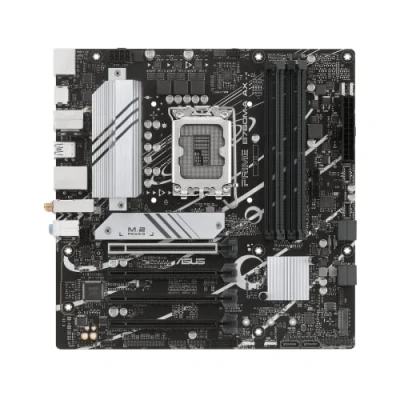 Image of ASUS PRIME B760M A AX LGA 1700(Intel® 12th&amp;13th Gen) microATX motherboard (PCIe® 4.0, 2xM.2 slots, DDR5,Realtek 2.5 Gb LAN,WiFi 6, DP,rear USB 3.2 Gen 2, front 1 Type C®)