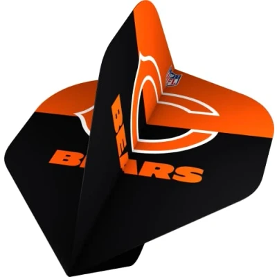 Image of Officially Licensed NFL Chicago Bears Professional American Football Standard No2 Dart Flights (F3841)
