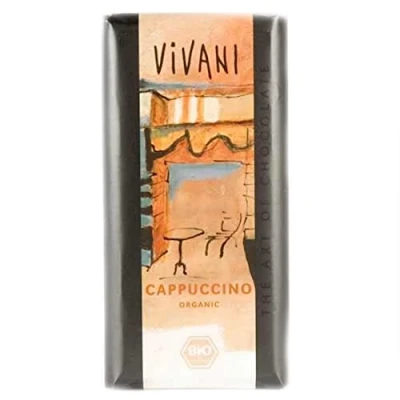 Image of Vivani Organic Chocolate Milk &amp; White Cappuccino Choc 6 x 100g