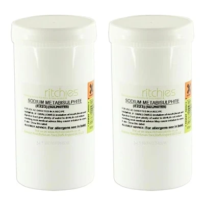 Image of 2X Ritchies Sodium Metabisulphite 500g