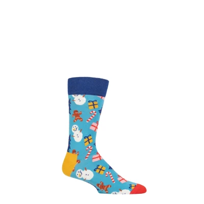 Image of Mens and Women&#039;s 1 Pair Happy Socks Bring It On Multi 4 7 Unisex