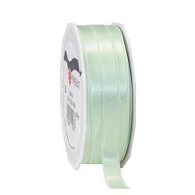 Image of C.E. Pattberg Satin Mint Green Gift Ribbon, 27 Yards for Wrapping Gifts, 0.39 inches Width, Ribbon Decorating &amp; Crafting, Decorative Every Occasion