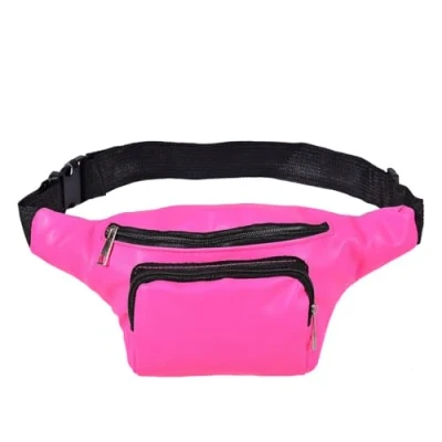 Image of Glowtopia Neon Bum Bags Festival Party Fancy Dress Fanny Pack Bumbag Pink