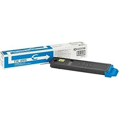 Image of Kyocera TK 895C Toner Cyan, 6,000 Pages, Original Premium Printer Cartridge 1T02K0CNL0 for ECOSYS FS C8020MFP, C8025MFP, C8520MFP, C8525MFP
