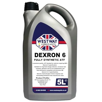 Image of ATF Dexron 6 Automatic Transmission Fluid 5 Litres 5L VI
