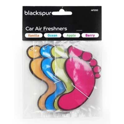 Image of Car Air Fresheners, Funky Design 4 Pack