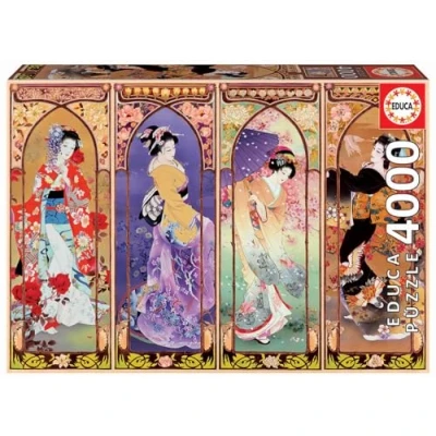 Image of Educa Borrás 19055 Japanese Collage 4000 Piece Puzzle, Multicoloured