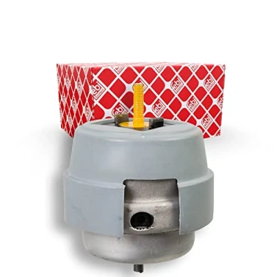 Image of 8E0199382AC, 8E0199382AJ, 8E0199382L Engine Mount FEBI BILSTEIN 104150 Right Hydro with splash protection cover AUDI: A4 B7 Saloon, Avant