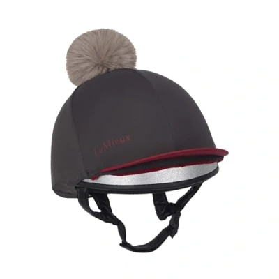 Image of LeMieux Pom Hat Silk Cinder