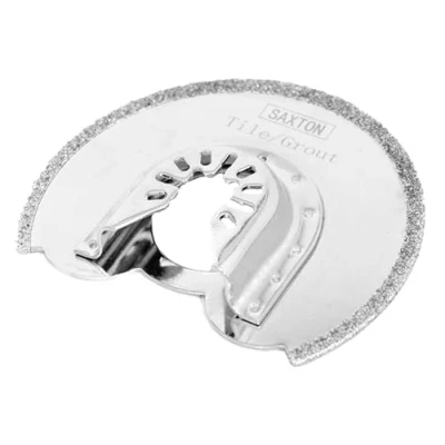 Image of Saxton 90mm Diamond Coated Blade for Dewalt Wolf Stanley Worx Oscillating Multitools