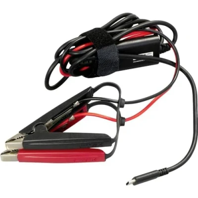 Image of CTEK CS FREE USB C Charge Cable Clamps 40 465 Use With The Portable Battery Charger Maintainer , Black