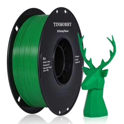 Image of PLA Filament 1.75mm 1kg, TINMORRY 3D Printing Materials for Printer, 1 Spool, Green