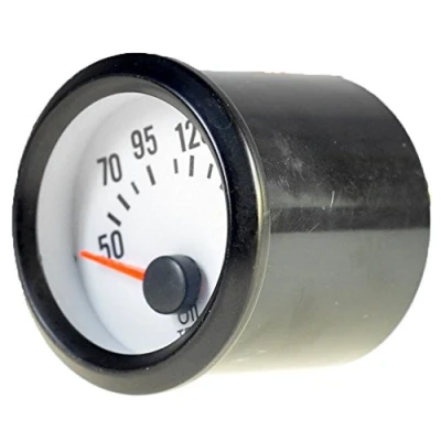Image of Mintice™ Car Motor Vehicle Black Face 2&quot; 52mm Pointer Oil Temp Temperautre Gauge Meter LED Light